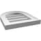 Ekena Millwork Round Top Surface Mount PVC Gable Vent w/ 2"W x 1-1/2"P Brickmould Frame, 12"W x 14"H GVPRT12X1402SN - alternate 5